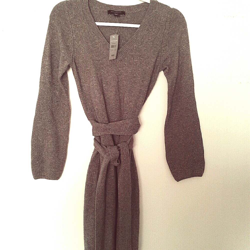 Ann Taylor Petite Grey knit dress